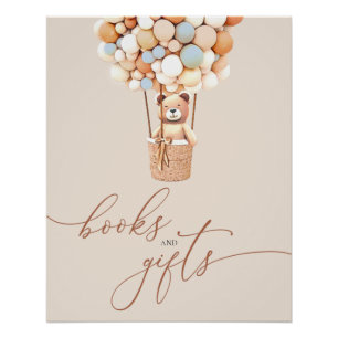 Brown Bären Balloons Kinderbücher und Geschenkpost Poster