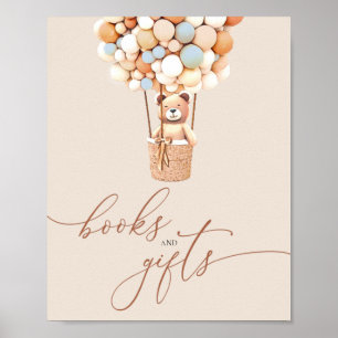 Brown Bären Balloons Kinderbücher und Geschenkpost Poster
