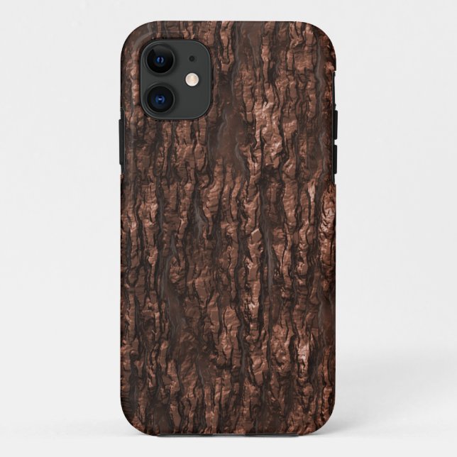 Brown Bark Camouflage Case-Mate iPhone Hülle (Rückseite)