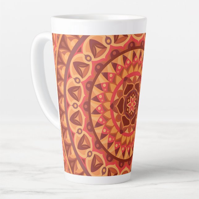 Brown Base Mandala Milchtasse (Linke Ecke)