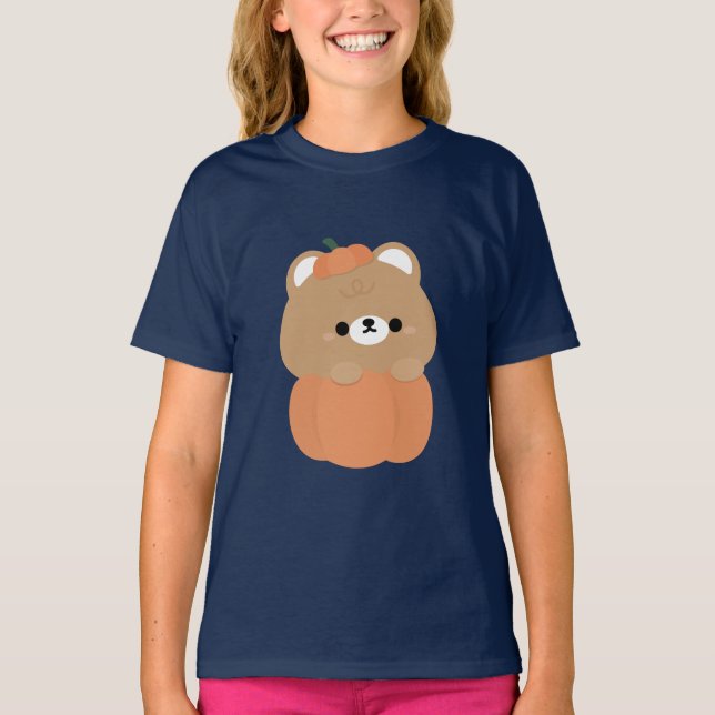 Brown Bear Halloween T-Shirt (Vorderseite)