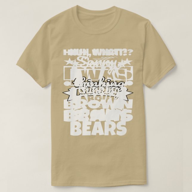 Brown Bears Lover Funny Premium T-Shirt (Design vorne)