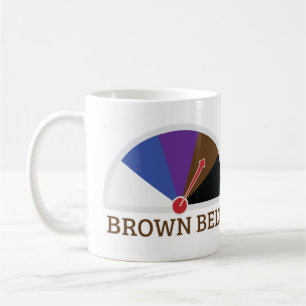 Brown Belt Jiu Jitsu Kaffeetasse