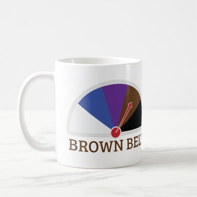 Brown Belt Jiu Jitsu Kaffeetasse (Links)