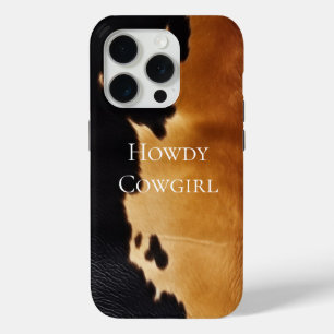Brown Black Südwest Cowhide Case-Mate iPhone Hülle
