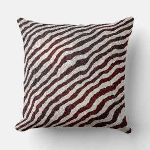 Brown Black Zebra Kissen