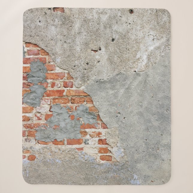 Brown brick wall sherpadecke (Vorderseite)