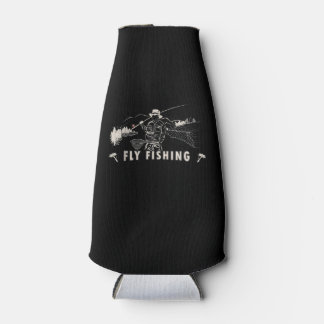 Brown Brook Foreut Fish Gift Fisherman Line Flaschenkühler