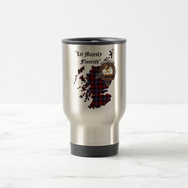 Brown/Broun Clan Abzeichen Travel Mug Reisebecher (Mittel)