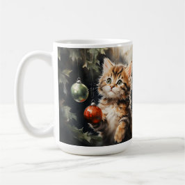 BROWN BROWN KÜCHE MIT CHRISTMAS BALLS KAFFEETASSE