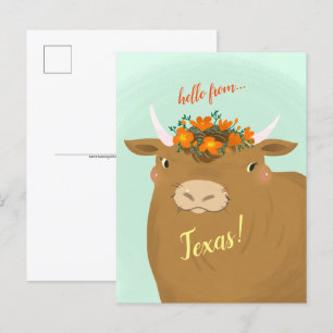 Brown Bull Customizing Staat Postcard Postkarte