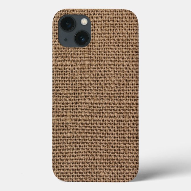 Brown Burlap-Imitate texturiert Case-Mate iPhone Hülle (Rückseite)