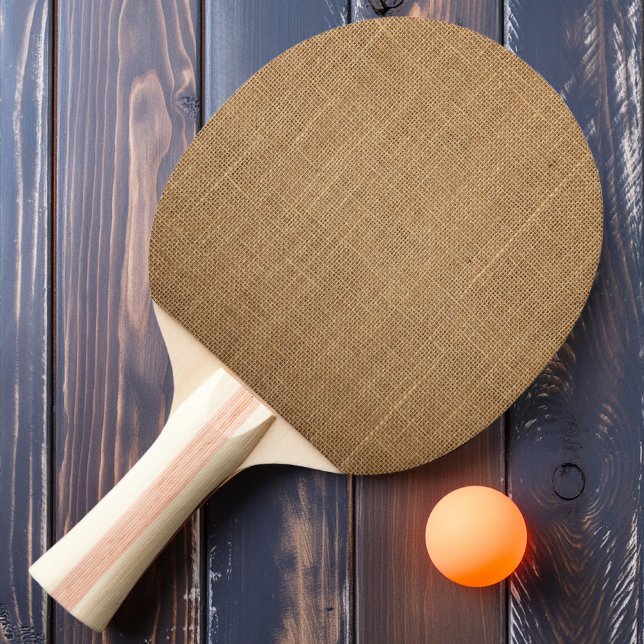 Brown Burlap Tischtennis Schläger (Von Creator hochgeladen)