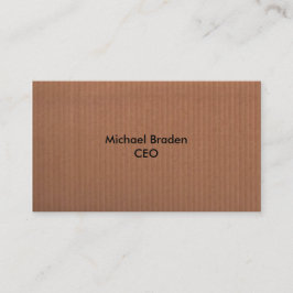 Brown Business Card Visitenkarte