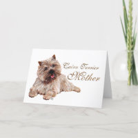 Brown Cairn Terrier Mothers Day