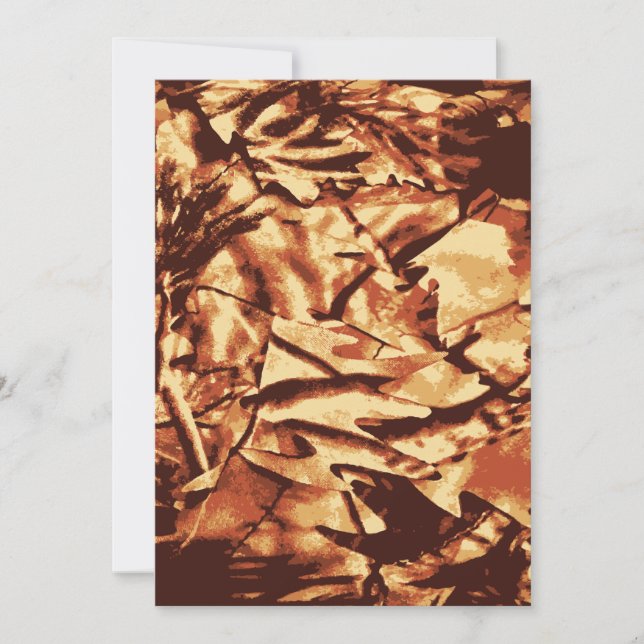 Brown Camouflage Camouflage Geschenke für Jäger (Vorderseite)