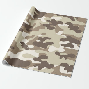 Brown-Camouflage-Entwurf Geschenkpapier