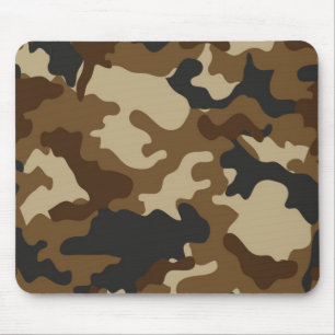 Brown-Camouflage Mousepad