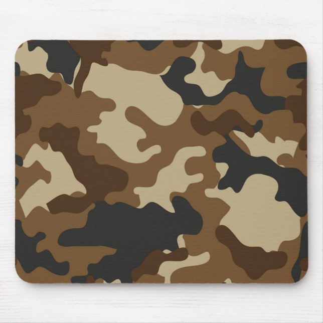 Brown-Camouflage Mousepad (Vorne)