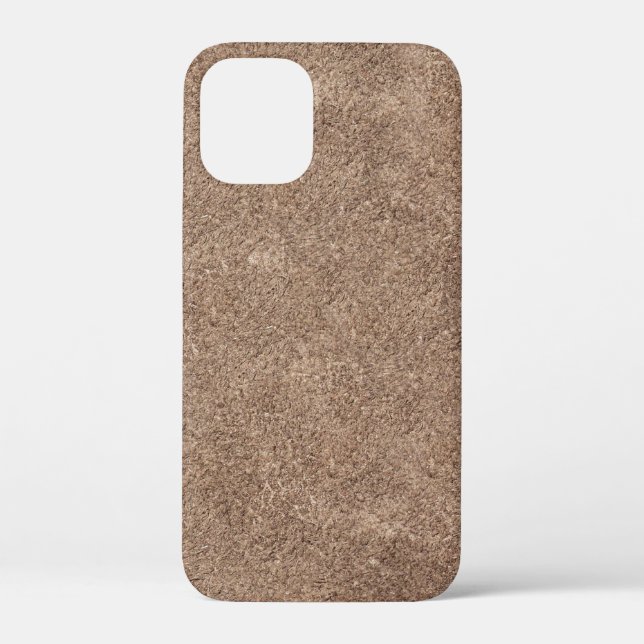 Brown Chamois Textur Print Case-Mate iPhone Hülle (Rückseite)