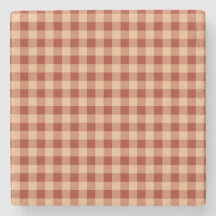 Brown Checkered Gingham Pattern