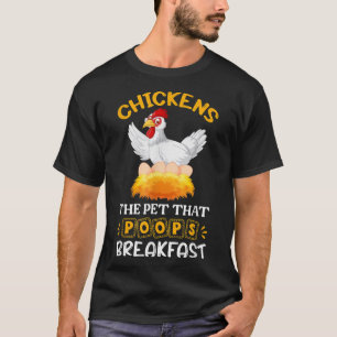 Brown Chicken Brown Kuh Funny T-Shirt