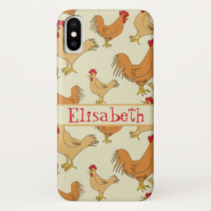 Brown Chicken Design personalisieren Case-Mate iPhone Hülle
