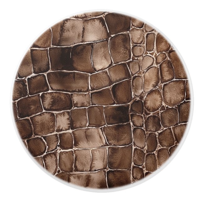 Brown Chocolate Candy Keramikknauf (Vorderseite)