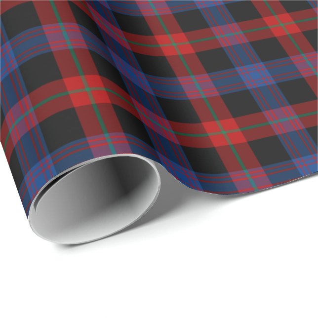 Brown Clan Tartan Geschenkpapier (Rolleneckpunkt)