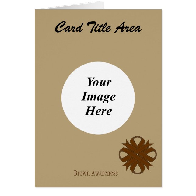 Brown Clover Ribbon Template von Kenneth Yoncich (Vorne)
