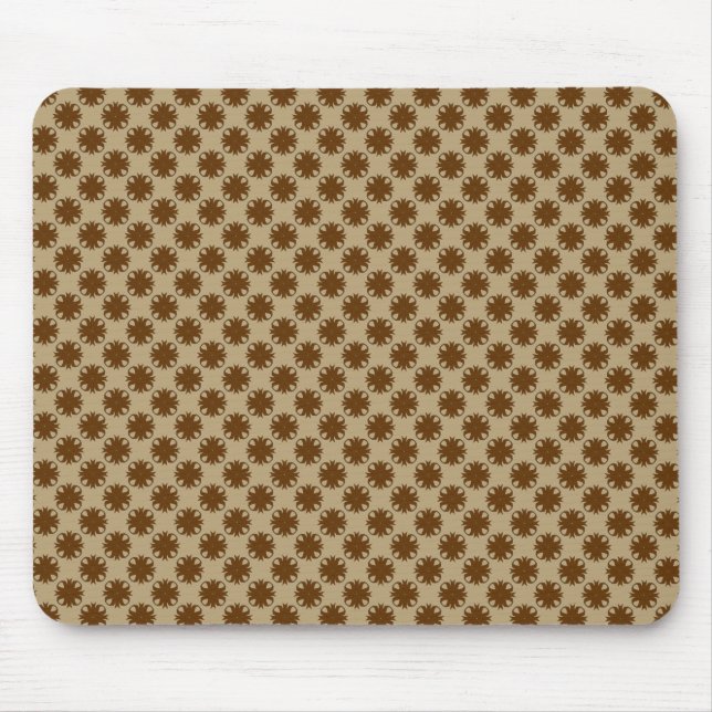 Brown Clover Ribbon von Kenneth Yoncich Mousepad (Vorne)