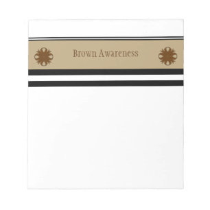 Brown Clover Ribbon von Kenneth Yoncich Notizblock