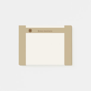 Brown Clover Ribbon von Kenneth Yoncich Post-it Klebezettel