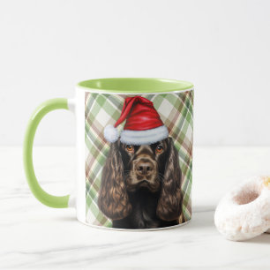 Brown Cocker Spaniel Feiertag Weihnachten Weihnach Tasse