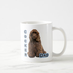 Brown Cocker Spanischer Vater 4 Tasse