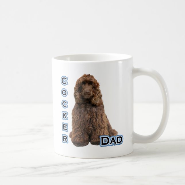 Brown Cocker Spanischer Vater 4 Tasse (Rechts)