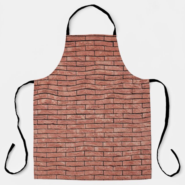 Brown concrete brick schürze (Vorderseite)