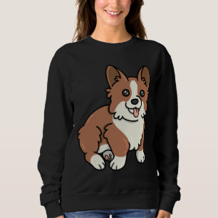 Brown Corgi Premium Sweatshirt