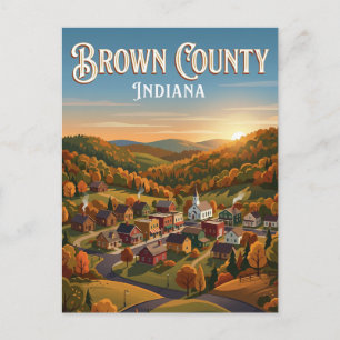 Brown County USA Postkarte