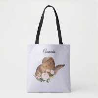Brown Cowgirl Hut mit rosa Blume