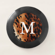 Brown Cowhid Monogramm