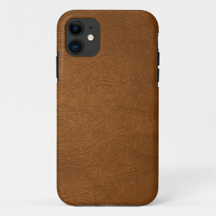 Brown Cowhide Leder Textur aussehen Case-Mate iPhone Hülle
