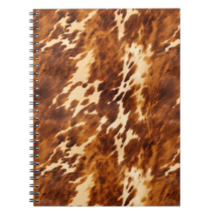Brown Cowhide Notizblock