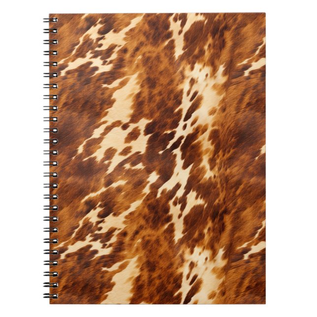 Brown Cowhide Notizblock (Vorderseite)