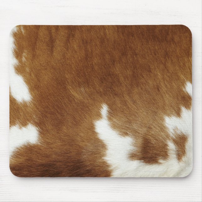 Brown Cowhide Print Mousepad (Vorne)