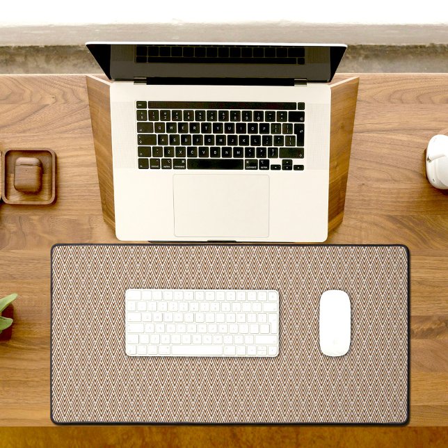 Brown Diamond Pattern Desk Mat Schreibtischunterlage (Von Creator hochgeladen)