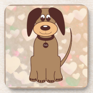 Brown Dog Beverage Coaster Getränkeuntersetzer