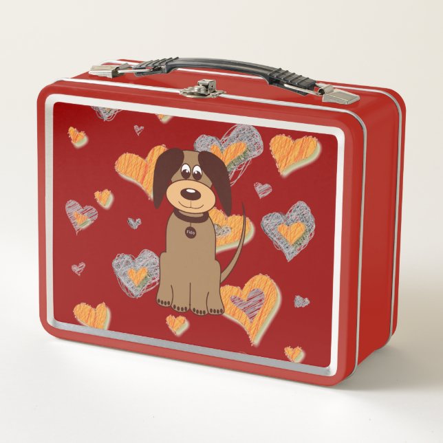 Brown Dog Lunch Box (Vorderseite)