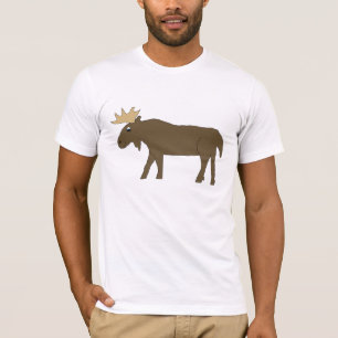 Brown-Elchkleid T-Shirt