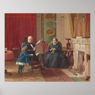 Brown Family - Eastman Johnson Fine Art Poster